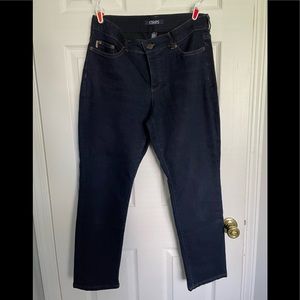Size 12 petite dark blue jeans